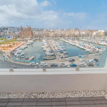 Amazing Marina Seafront, Stylish 3br Apartament Pietà